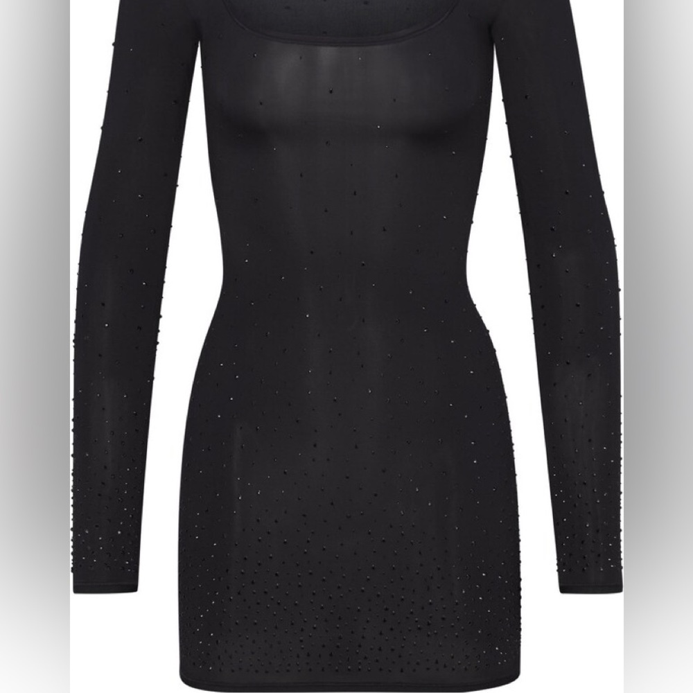 SKIMS Sheer Jelly Rhinestone Dress (sz. Small)